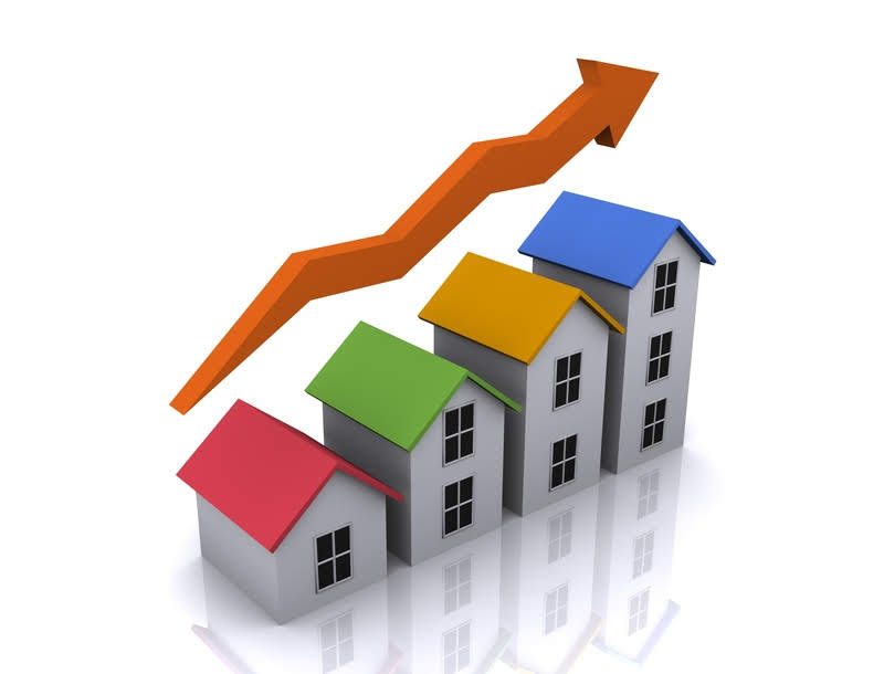 graph depicting growth of homes