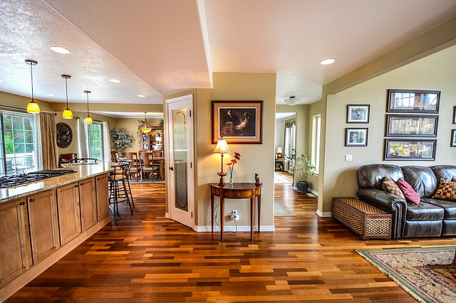 home with hardwood flooring throughout