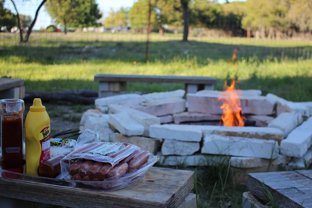 outdoor fire pit