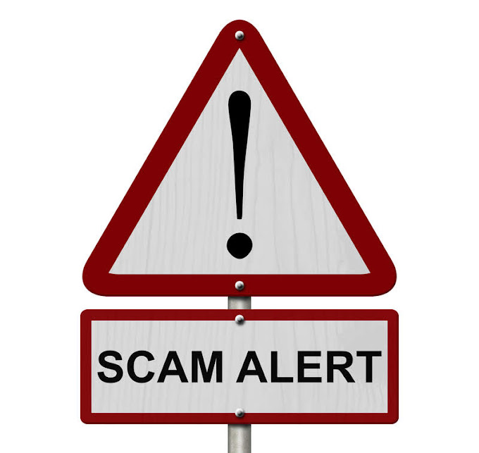 scam alert sign