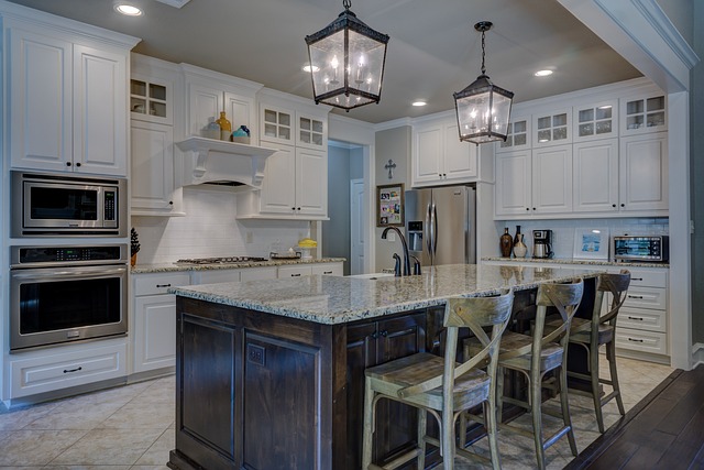 well organized kitchen